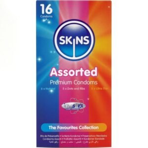 Skins - Confezione Assortita di Premium Conservanti 16 Pezzi