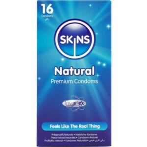 Skins - Preservativi Naturali Premium Confezione da 16