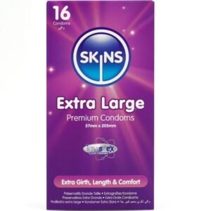 Skins - Preservativi Extra Large Premium Confezione da 16