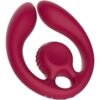 Snail Vibe - Gizi Duo Stimolatore di Coppia Telecomando Bordeaux