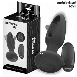 Addicted Toys - Plug Anale con Lingua Vibrante e Telecomando