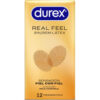 Durex - Preservativi Real Feel Senza Lattice 12 Unità