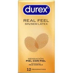 Durex - Preservativi Real Feel Senza Lattice 12 Unità