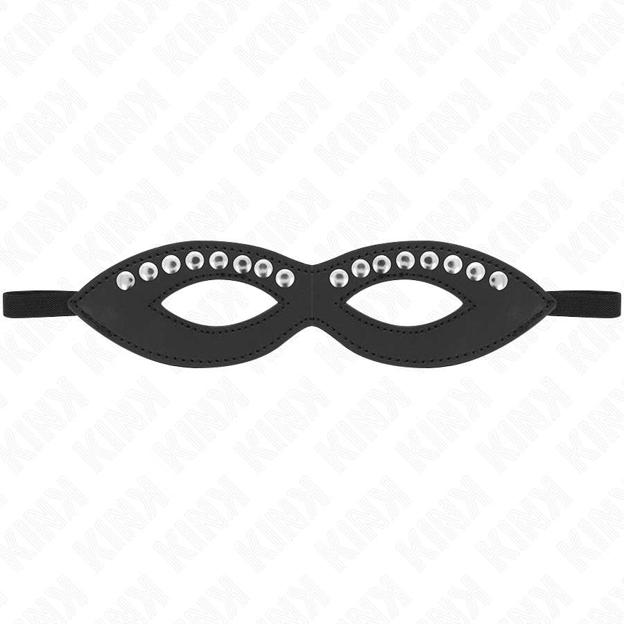 Kink - Maschera per Occhi con Mini Rivetti Modello 1 20,5 X 5,5 Cm - immagine 2