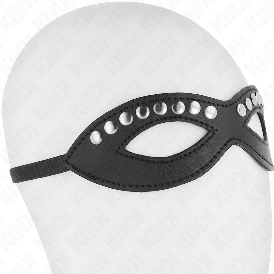 Kink - Maschera per Occhi con Mini Rivetti Modello 1 20,5 X 5,5 Cm - immagine 4