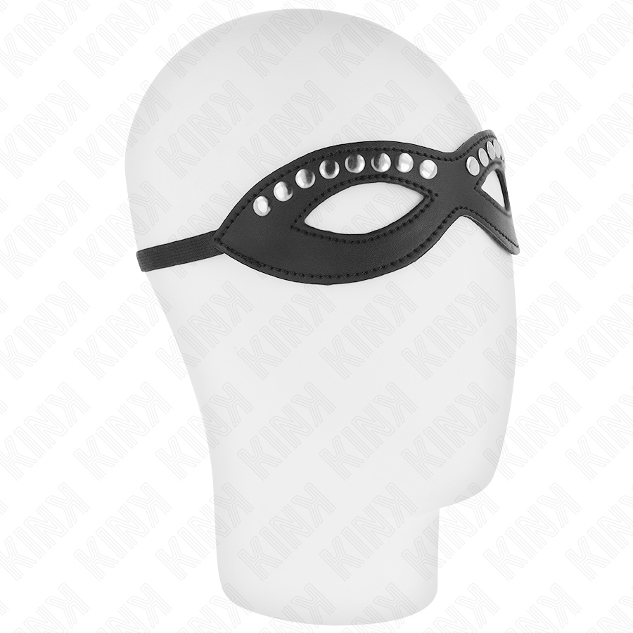 Kink - Maschera per Occhi con Mini Rivetti Modello 1 20,5 X 5,5 Cm - immagine 3