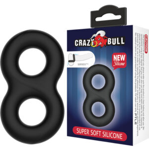 Crazy Bull - Anello in Silicone Doppio Infinito