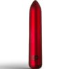 Rocks-Off - Proiettile Vibrante Ricaricabile Rosso Papavero