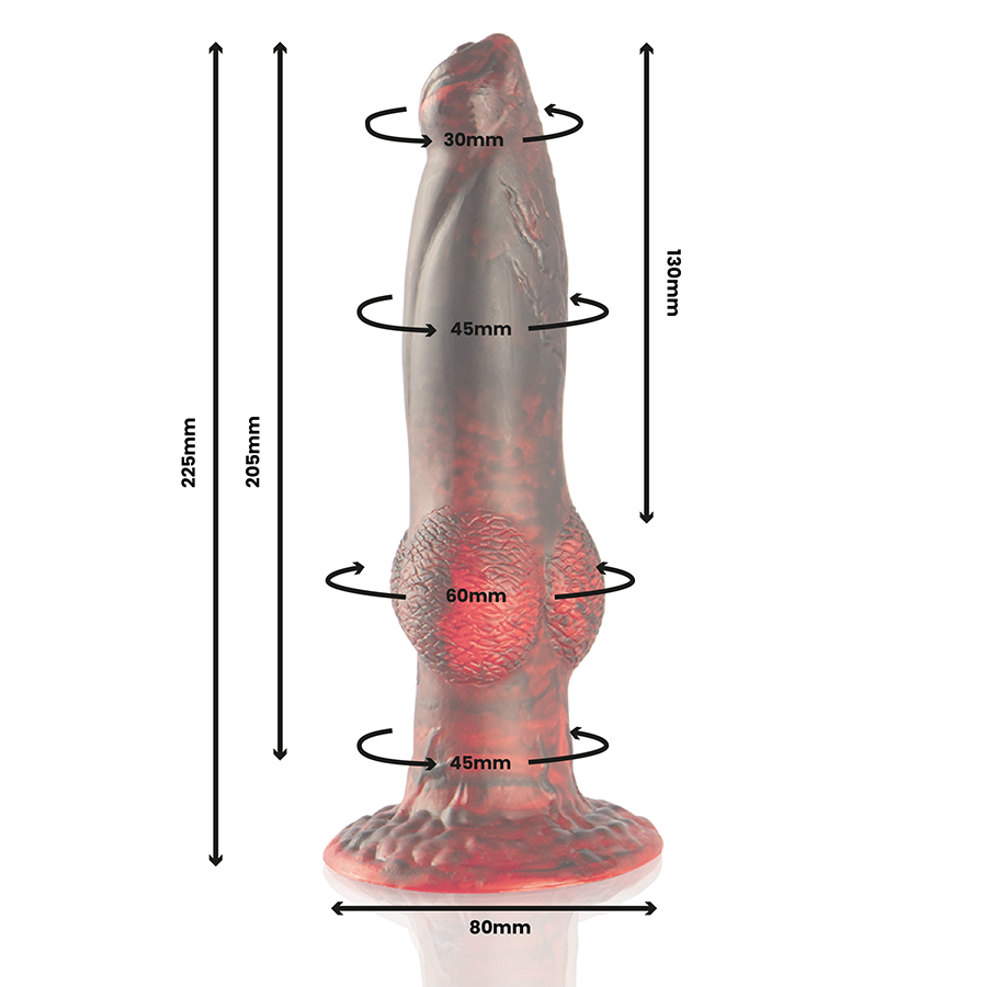 Epic - Prometheus Dildo Titan In Fiamme Telecomando Ricaricabile - immagine 3