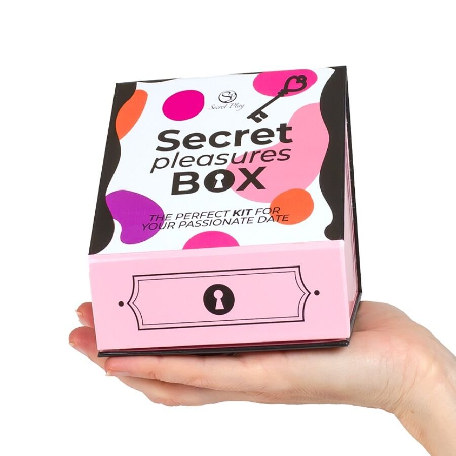 Secret Play - Pleasures Box per Coppie: Dadi + Proiettile Vibrante + Penna con Piuma - immagine 4