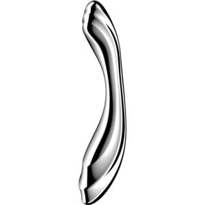 Satisfyer - Dildo a Doppia Estremità in Acciaio Inox Pure Gravity 2