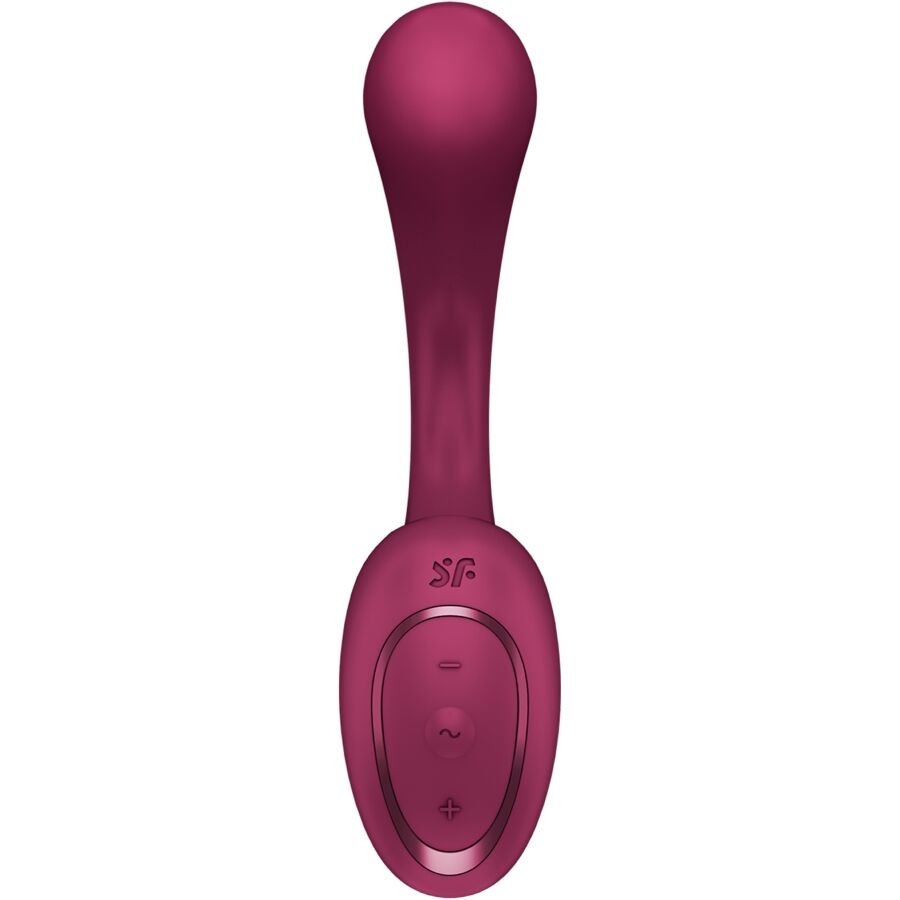 Satisfyer - G per Dea 2 Vibratore Coniglio Bottiglia Bordeaux - immagine 2