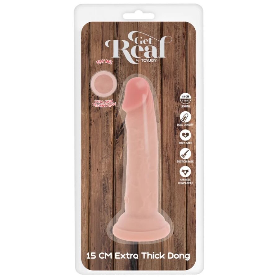 Get Real - Dong Deluxe In Tpe A Doppia Densità 15 Cm - immagine 5