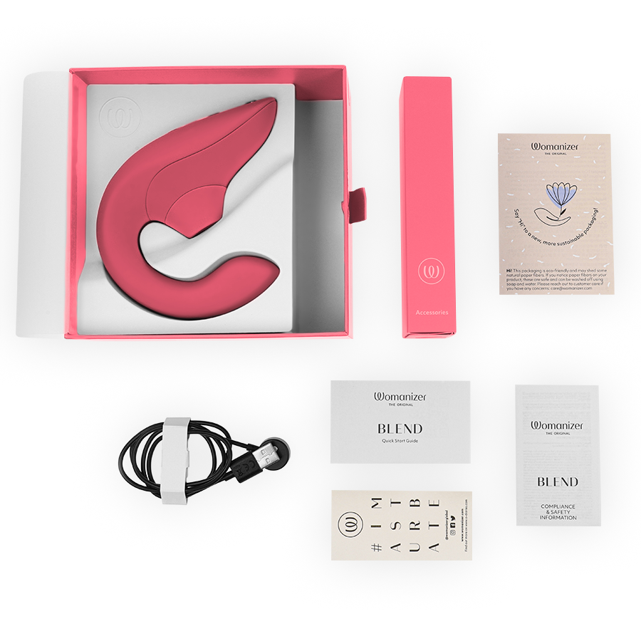 Womanizer - Vibratore Stimolatore Coniglio Blend Vibrant Rose - immagine 6