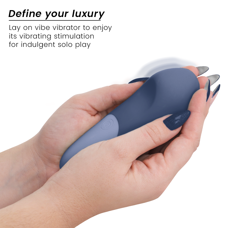 Womanizer - Vibe Lay-On Vibratore Silenzioso Blu Scuro - immagine 3