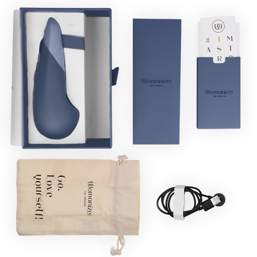 Womanizer - Vibe Lay-On Vibratore Silenzioso Blu Scuro - immagine 6