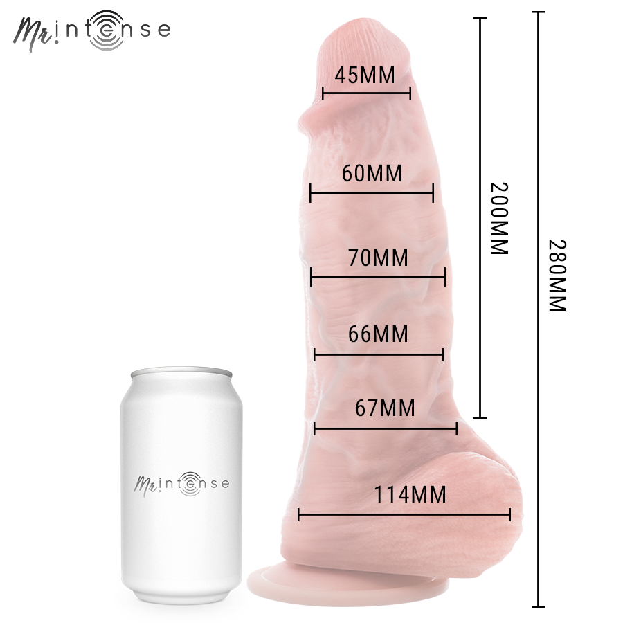 Mr Intense - Dildo in Silicone Extrabig Spencer 28 Cm Ø 7,3 Cm - immagine 6