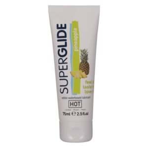 Hot - Superglide Lubrificante Commestibili A Base D'acqua Ananas 75 Ml