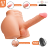 Intense Deep Touch - Torso Richie con Ano e Dildo Realistico con Telecomando a Spinta e Vibrazione 4,7 Kg