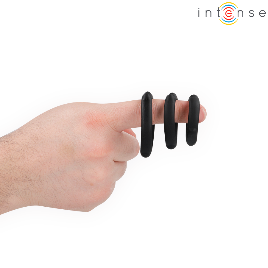 Intense - Peter Set Di 3 Anelli Per Pene Modello 9 - immagine 2