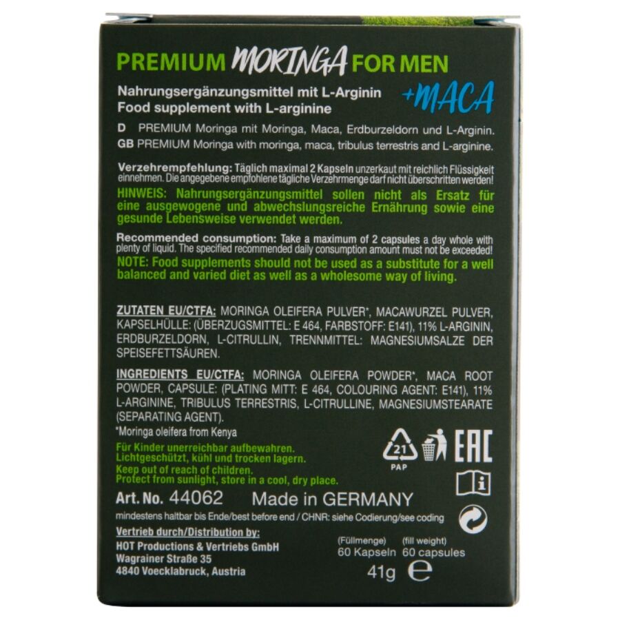 Hot - Moringa Men Caps Uomo 60 Unità - immagine 3