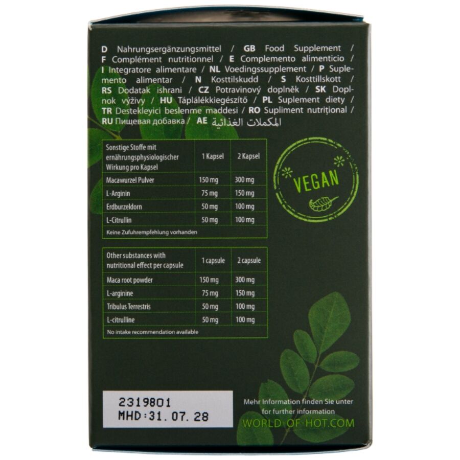 Hot - Moringa Men Caps Uomo 60 Unità - immagine 4