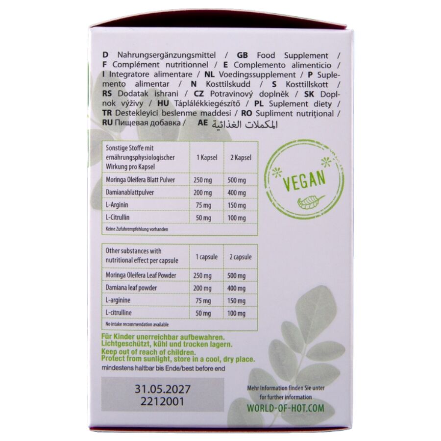 Hot - Moringa Donne Cappellini Donna 60 Unità - immagine 4