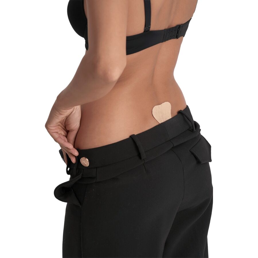 Bye-Bra - Tanga Adesivo Pizzo Beige Taglia Unica - immagine 2