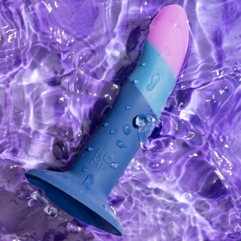 Romp - Dildo in Silicone Piccolo con Ventosa Tricolore 14 Cm - immagine 2