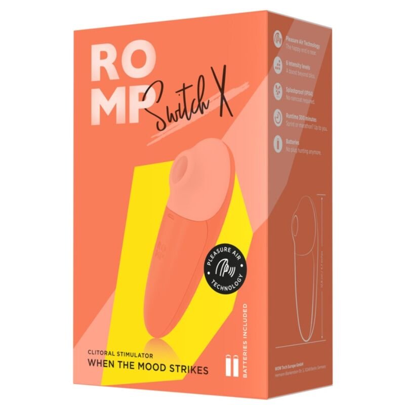 Romp - Switch X Stimolatore Clitorideo 6 Livelli Arancione - immagine 4