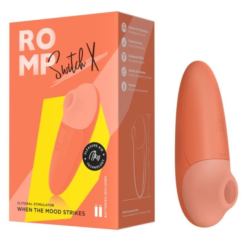 Romp - Switch X Stimolatore Clitorideo 6 Livelli Arancione - immagine 5