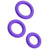 Romp - Remix Trio Set di 3 Anelli per Pene in Silicone Viola