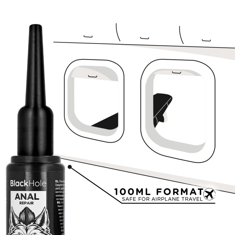 Black Hole - Applicatore Lubrificante Anale Taglia L 100 Ml - immagine 5