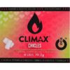 Wug Climax - Gomma da Masticare Funzionale con Maca, Damiana e Ginseng per Aumentare il Desiderio e la Vitalità Intima. Blister da 8 Pezzi