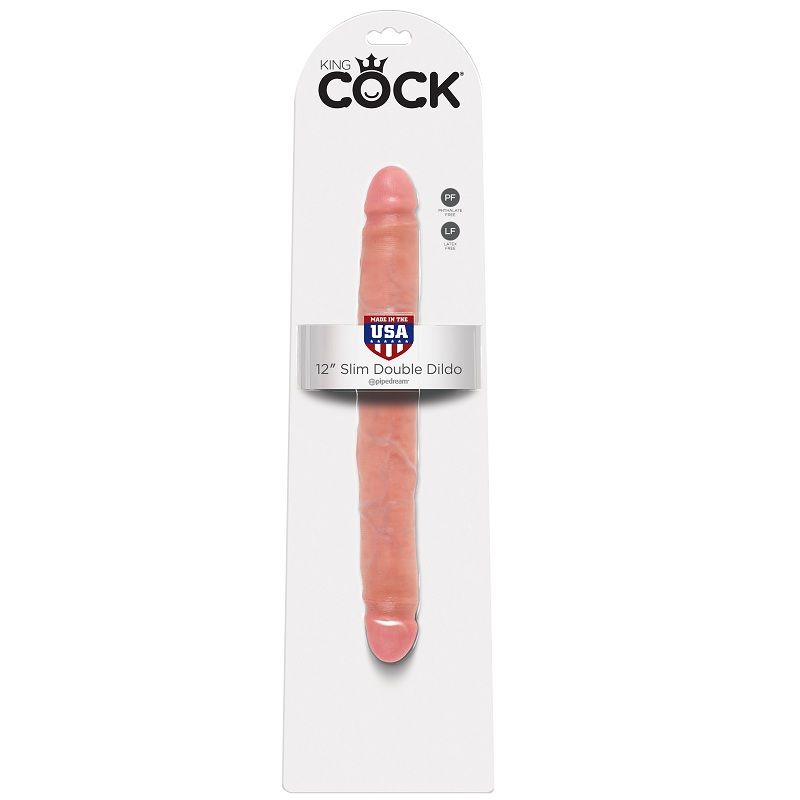 King Cock - Doppio Dildo Sottile 30 Cm - immagine 2