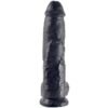 King Cock - Dildo Nero con Sfere 25.4 Cm
