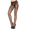 Leg Avenue -Slip In Elegante Rete Ricamata Nera