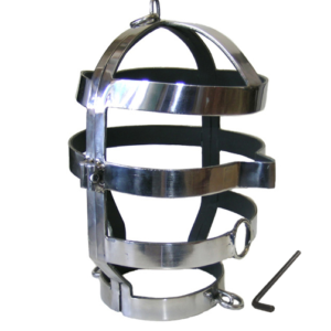 Metal Hard - Maschera con Collana in Acciaio