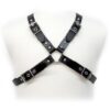 Leather Body - Imbracatura con Fibbia Nera per Uomo
