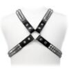 Leather Body - Imbracatura con Borchie Piramidali