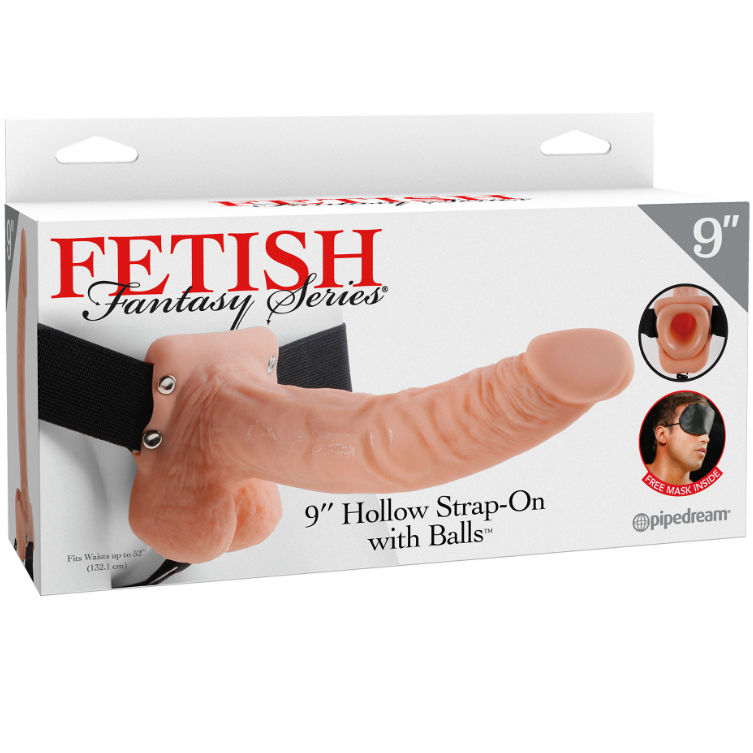 Fetish Fantasy Series - Series 9 Hollow Strap-On con Sfere 22.9Cm Carne - immagine 4