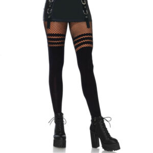 Leg Avenue - Collant con Righe Fisnhet
