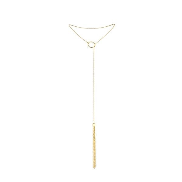 Bijoux - Collana Magnifique in Metallo con Frange Dorate - immagine 3