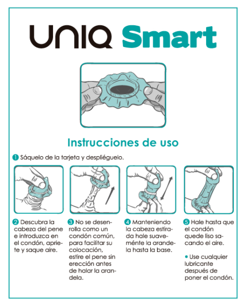 Uniq - Smart Latex Free Pre-Erection Condoms 3 Units - immagine 3