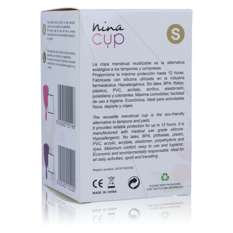 Nina Kikí - Coppa Mestruale Rosa - Taglia S - immagine 4