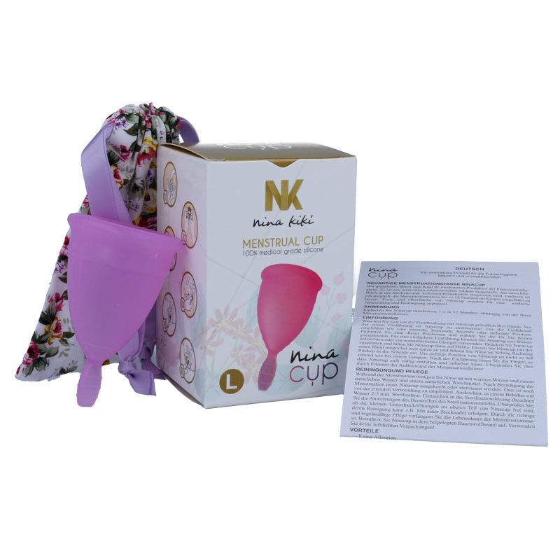 Nina Kikí - Coppa Mestruale Viola - Taglia L - immagine 2