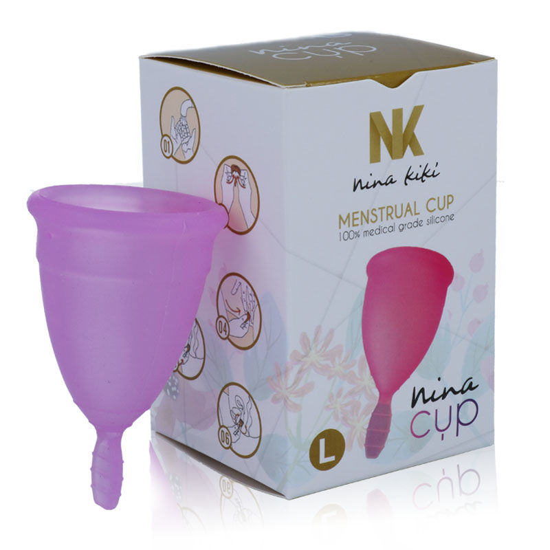 Nina Kikí - Coppa Mestruale Viola - Taglia L - immagine 4