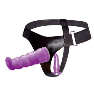 Baile - Pettorina Anale E Vaginale Femminile Lilla Punto G 17 Cm