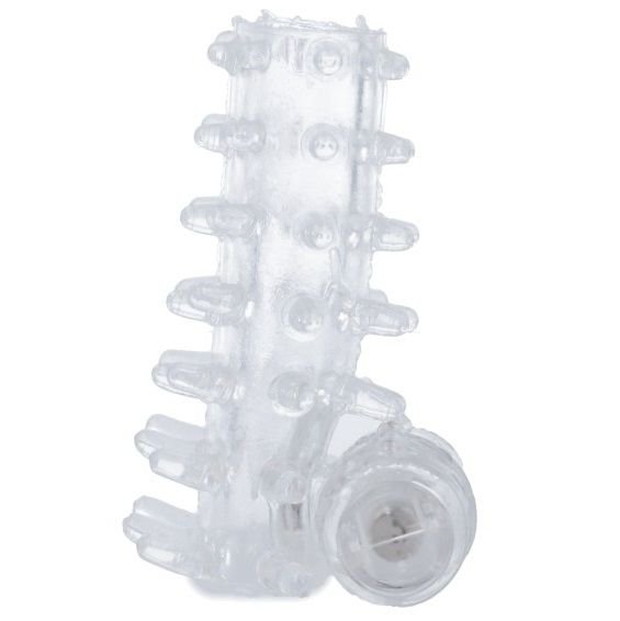 Casual Love - Copertura per Pene Vibratore Trasparente con Anello - immagine 4