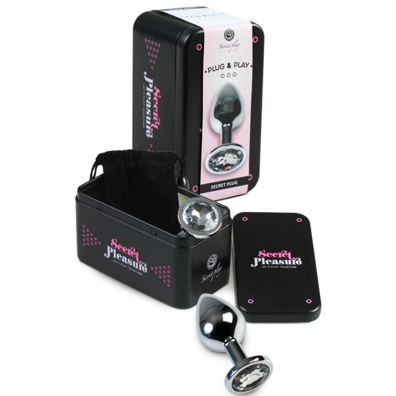 Secretplay - Plug Anale Trasparente Alluminio 8 Cm - immagine 2